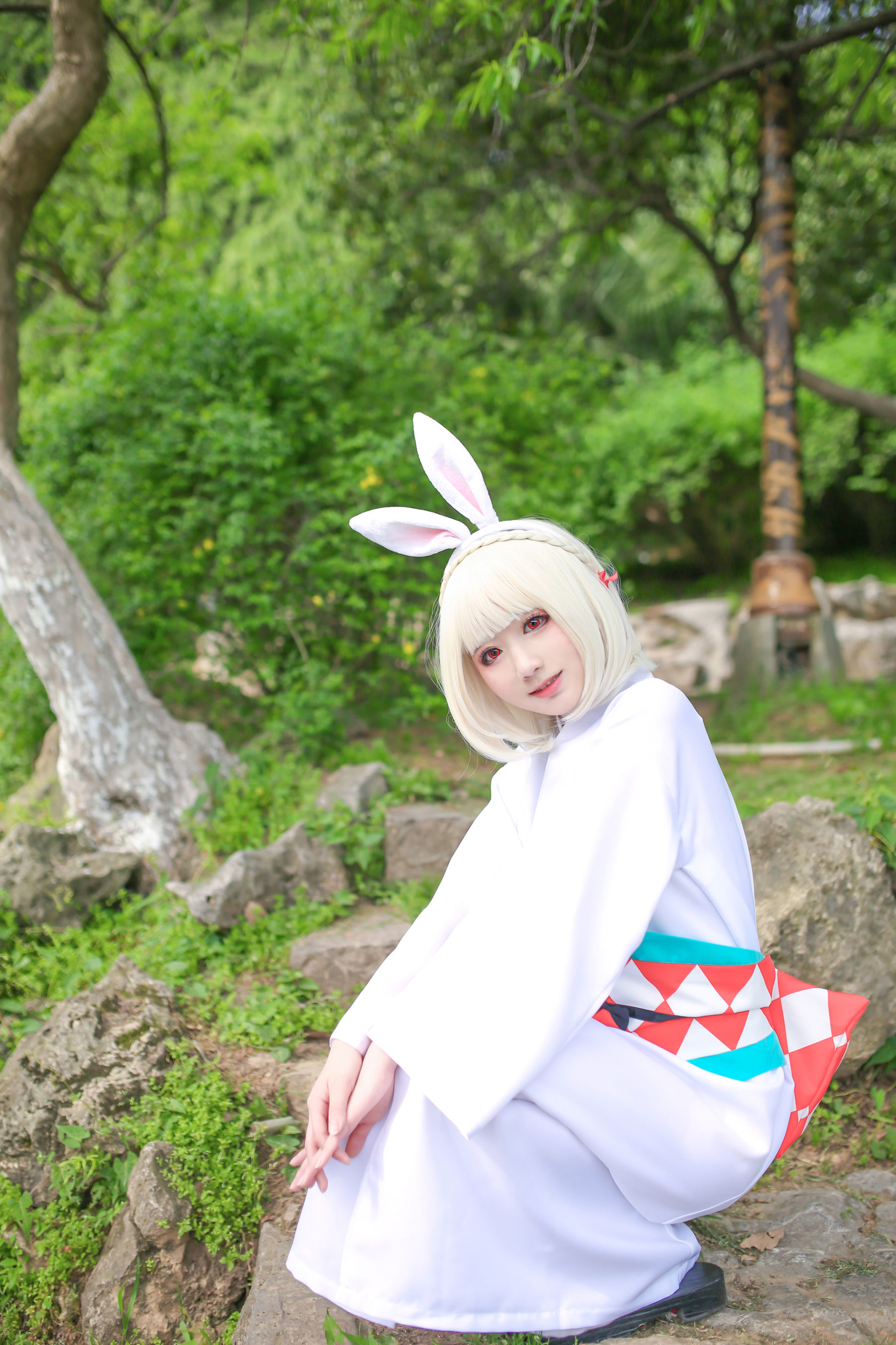 [Cosplay photo] Anime blogger Xianyin sic - Onmyoji Mountain Rabbit Page 4 No.76656e