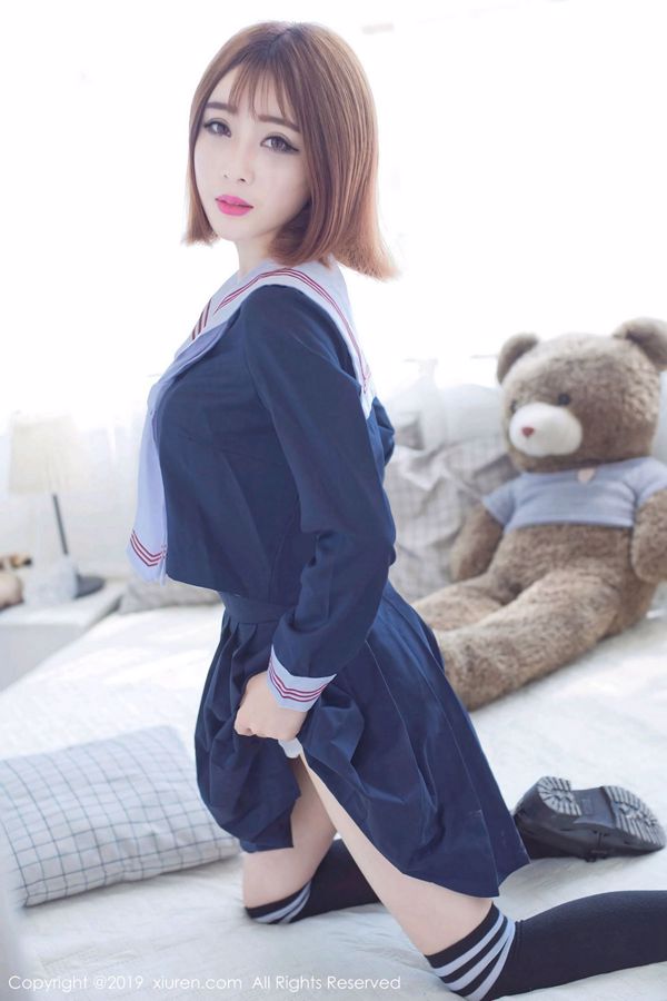 Ling Ping'er "Cô gái bên cạnh cảm thấy nhẹ nhàng và yên tĩnh" [秀 人 XIUREN] No.1451