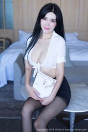 Liu Yuer "The Female Secretary in White Shirt and Black Stockings" [Youmihui YouMi] Vol.238