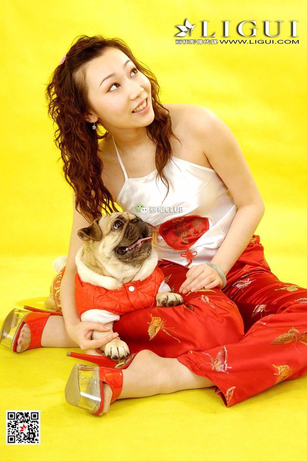 Lulu "Chân tơ năm mới của Trung Quốc" [丽 柜 LIGUI] Người đẹp mạng