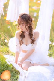 [Internet celebrity COSER photo] Douyu rice noodle sama photo - summer limited clothes drying