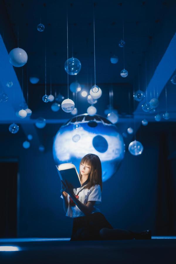 [Cosplay] Anime blogger Kitaro_ Kitaro - 7/10 Xanh lam