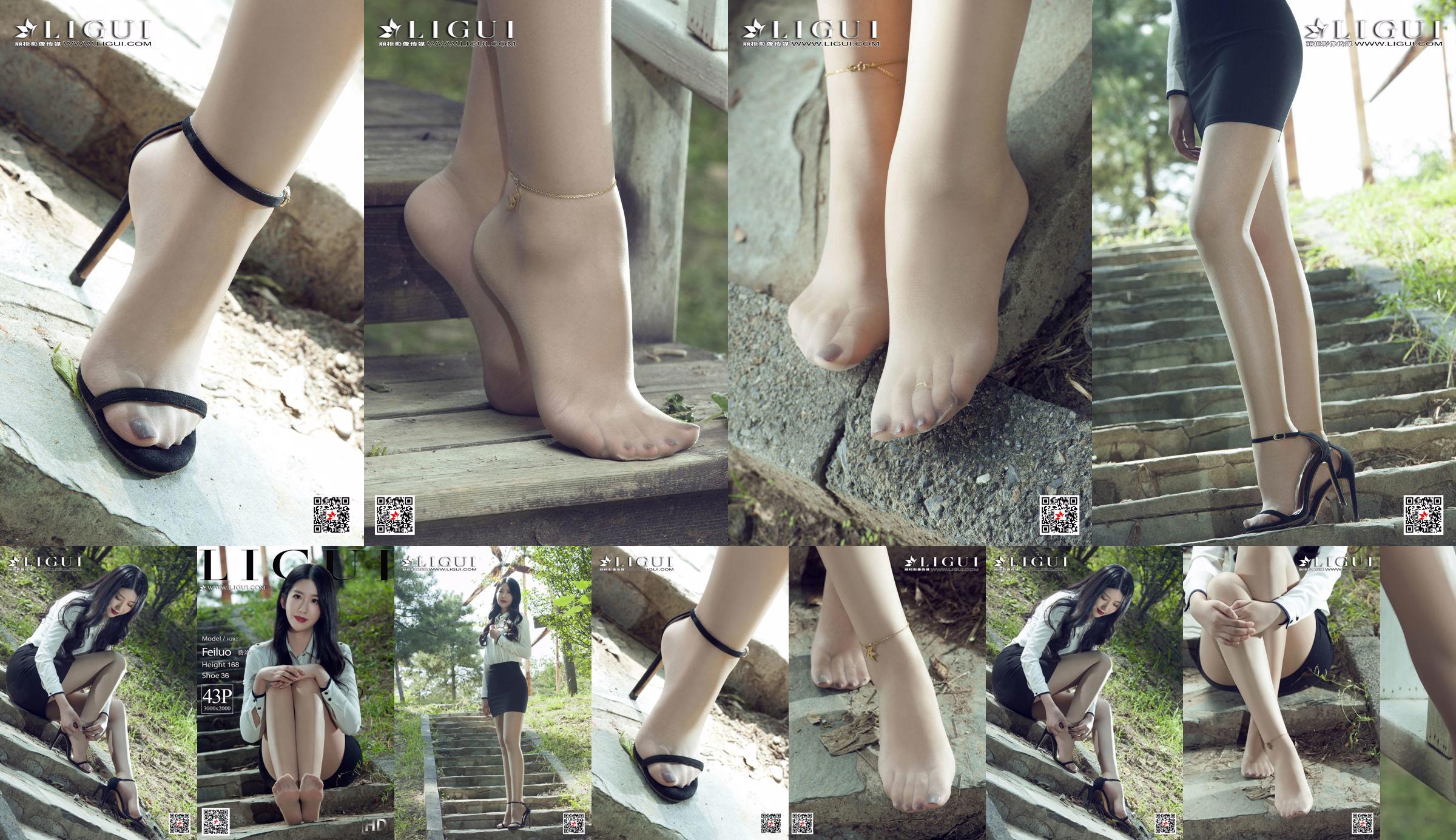 Model Fei Luo "The Best Legs in Stockings" [Ligui Ligui] No.c4314e Page 1
