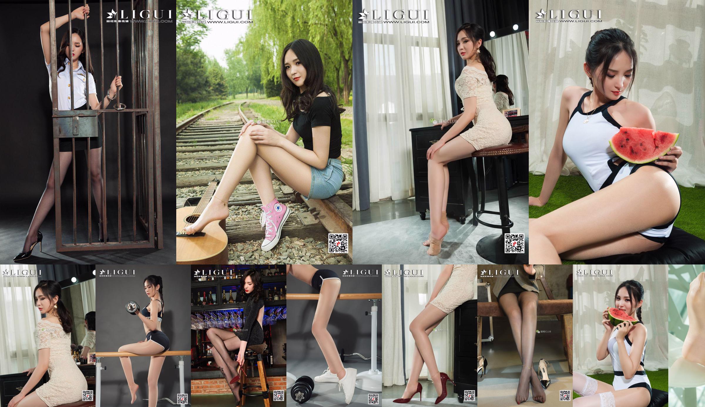 Model nóg Xiao Ge "Art Girl with Silky Feet" [LIGUI] Piękne nogi i jedwabiste stopy No.39983f Strona 1