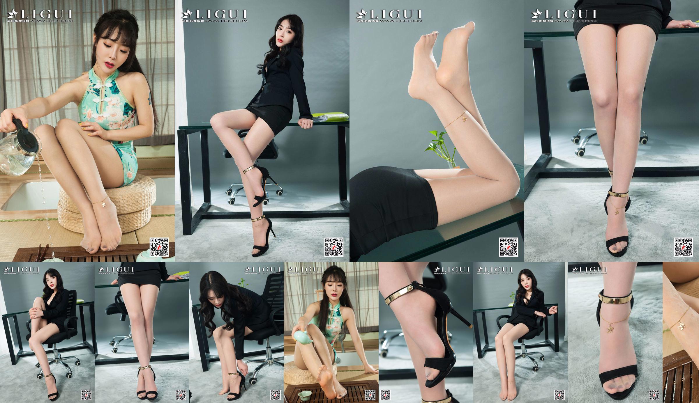 Model nogi Zhao Rui „Długie nogi i wysokie obcasy OL Girl” [丽 柜 LiGui] Internet Beauty No.3c5c18 Strona 9