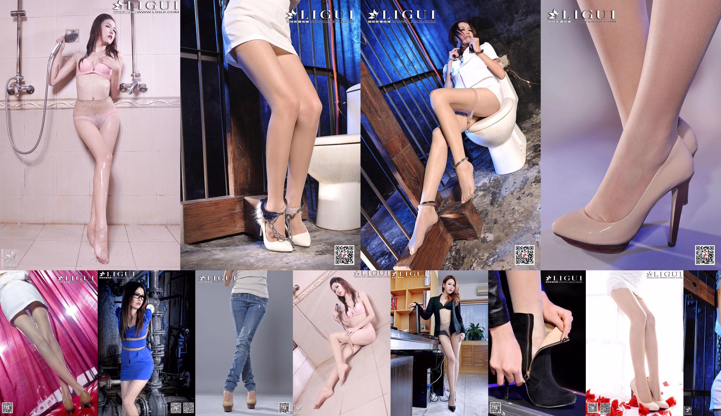 Model Kexin "The Best Costume Beauty with Silky Feet" Complete werken [丽 柜 LiGui] Foto van mooie benen en Jade Voeten No.2dcc01 Pagina 48