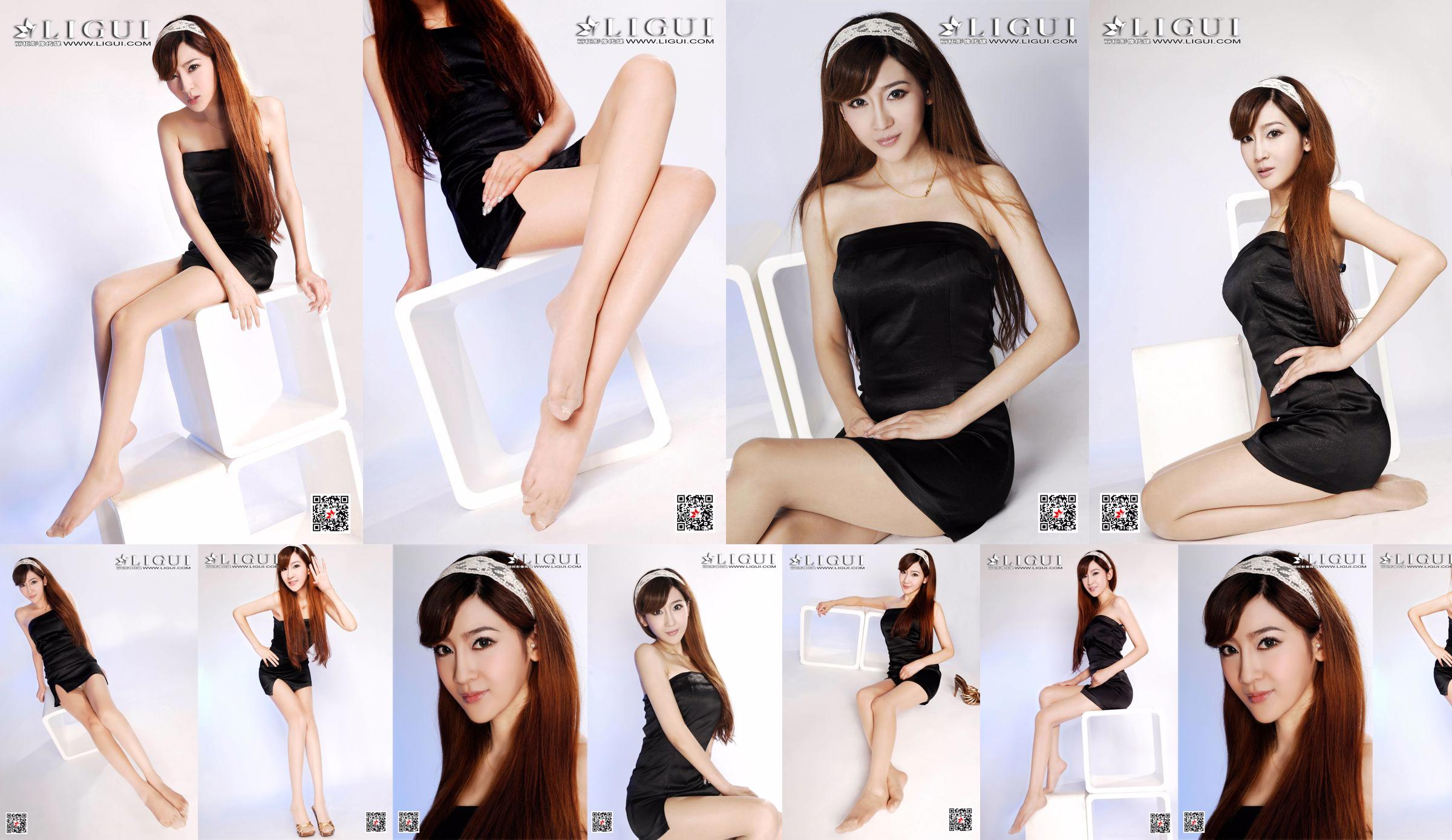 Model Liu Weiwei „Beautiful Legs and Jade Feet” [丽 柜 Ligui] No.b0b9ea Strona 1