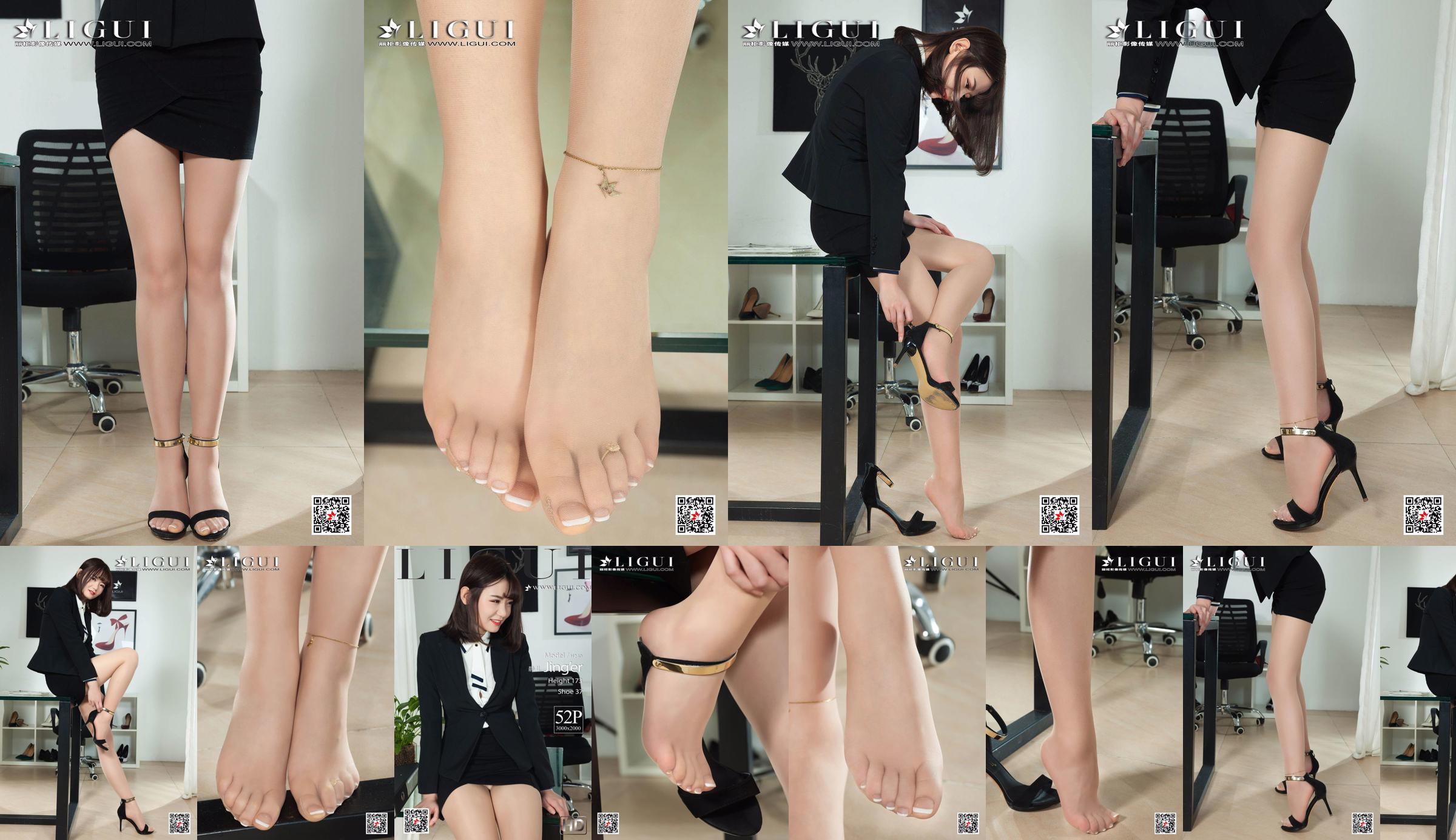 Модель ноги Джинджер "Office Meat Stockings Beautiful Legs OL" [Ligui Ligui] No.8ff047 Страница 1