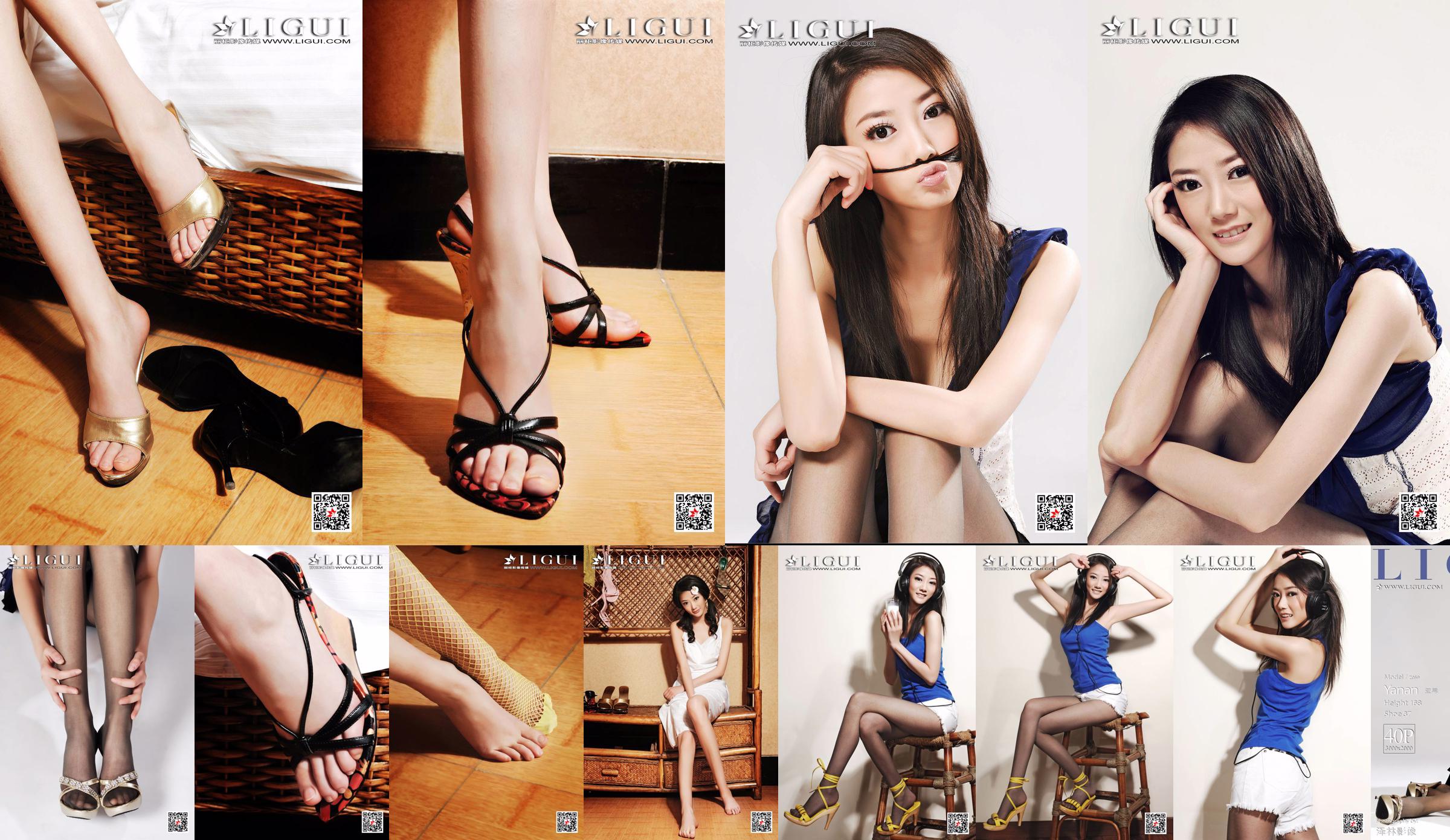 Người mẫu châu Á "Fruit Girl with Black Silk" [Ligui Ligui] No.f17905 Trang 1