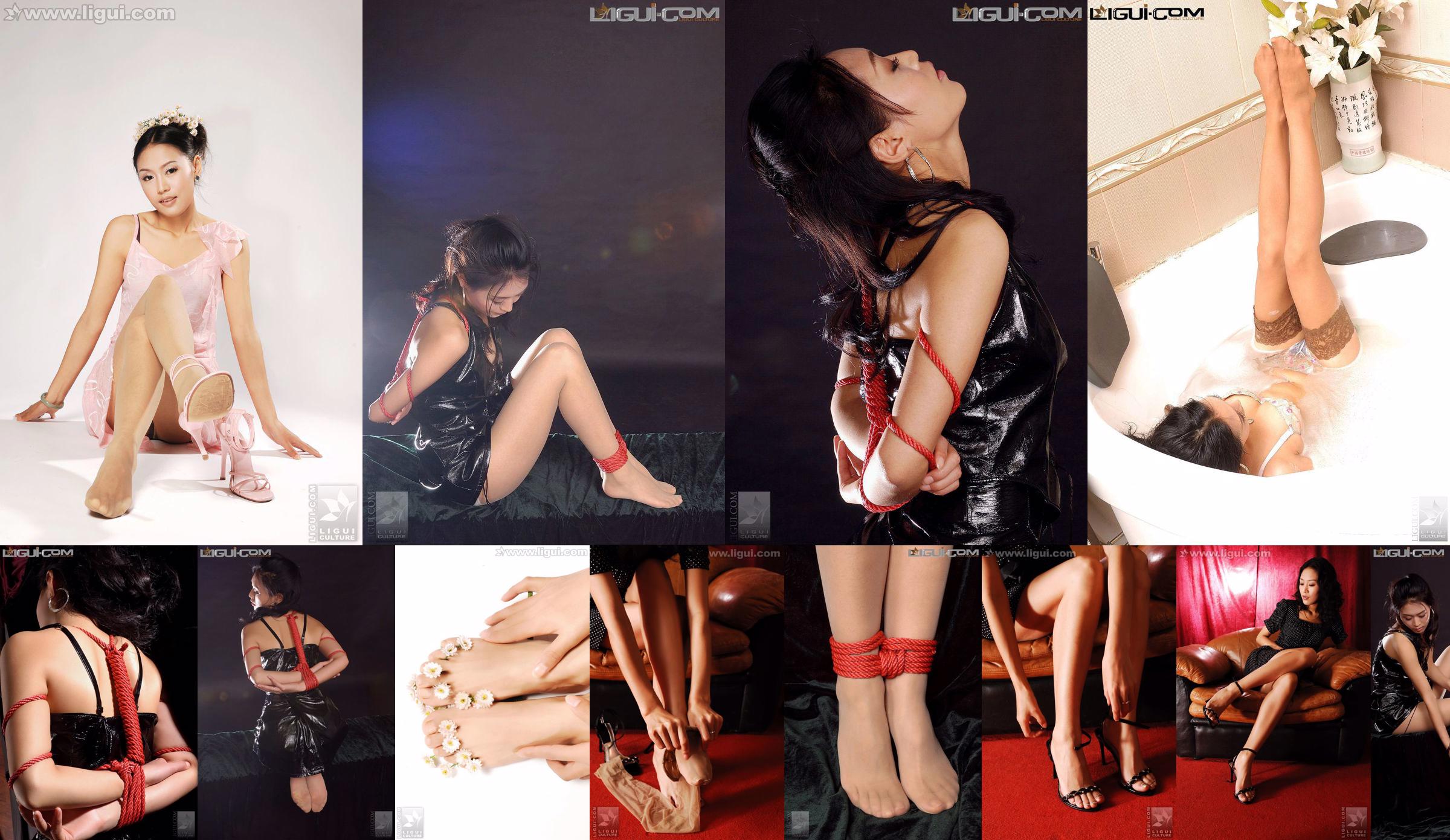 Model Kaimi "Golden Powder Aristocratic High Heels" [Ligui LiGui] Stockings and Jade Foot Photo Picture No.73acde Page 15