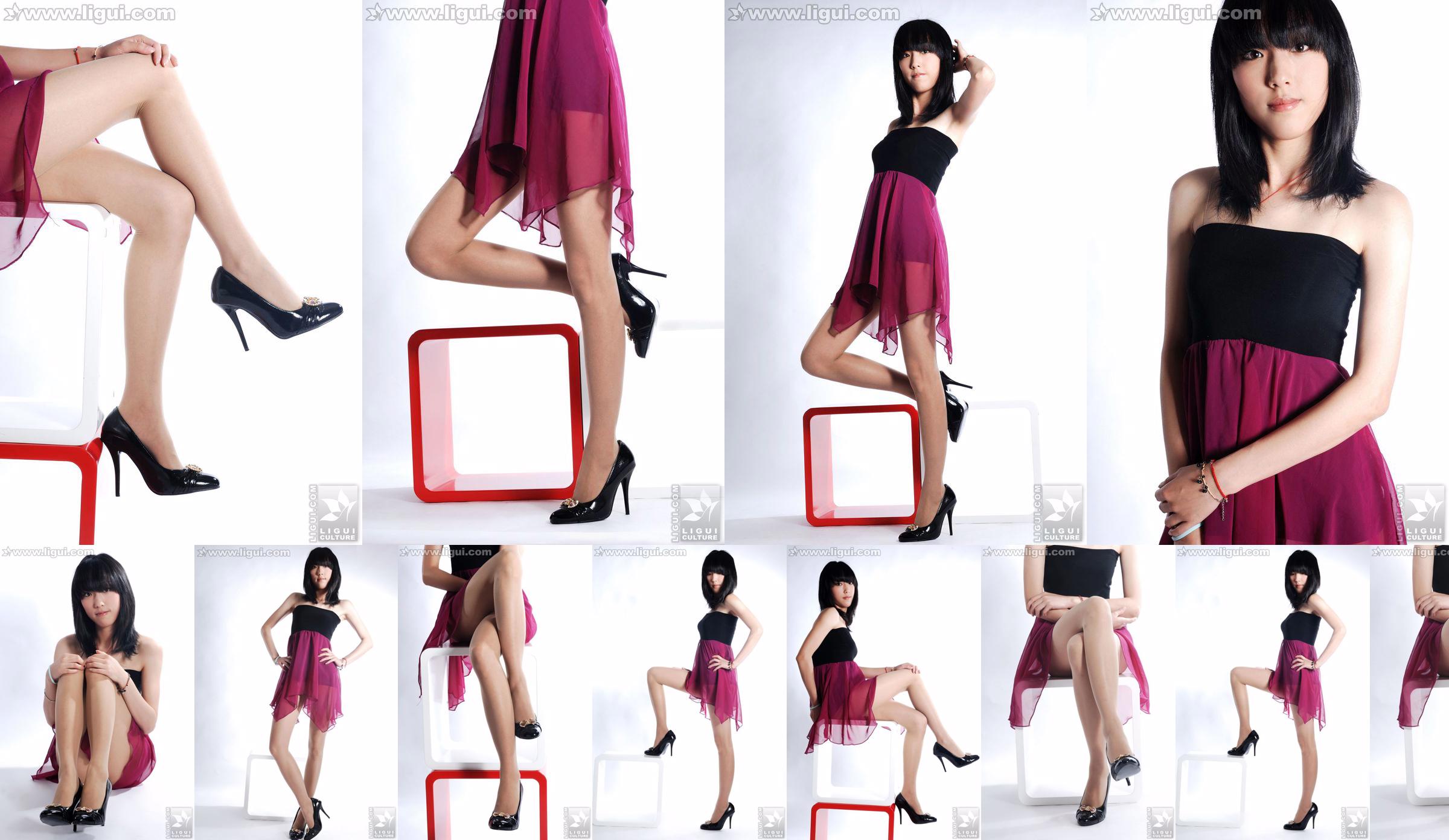 นางแบบ Lu Yingmei "Top Visual High-heeled Blockbuster" [丽柜 LiGui] ภาพถ่ายขาสวยและเท้าหยก No.e5d54c หน้า 1
