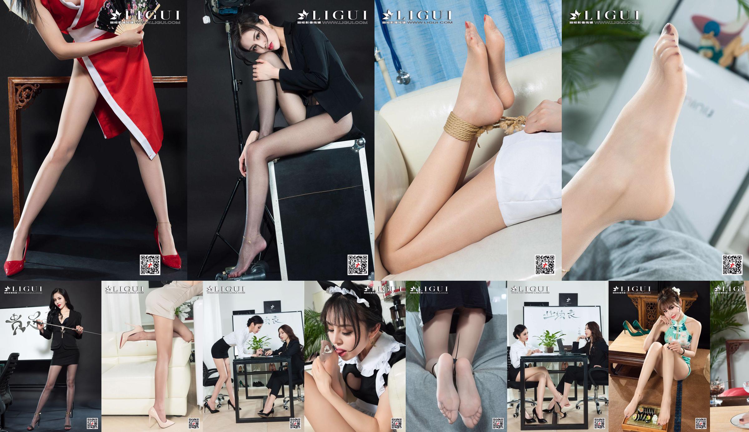 [丽柜Ligui] Network Beauty Model Tian Tian & Liang Er & Xiao Zhixian No.93ffe7 Página 2