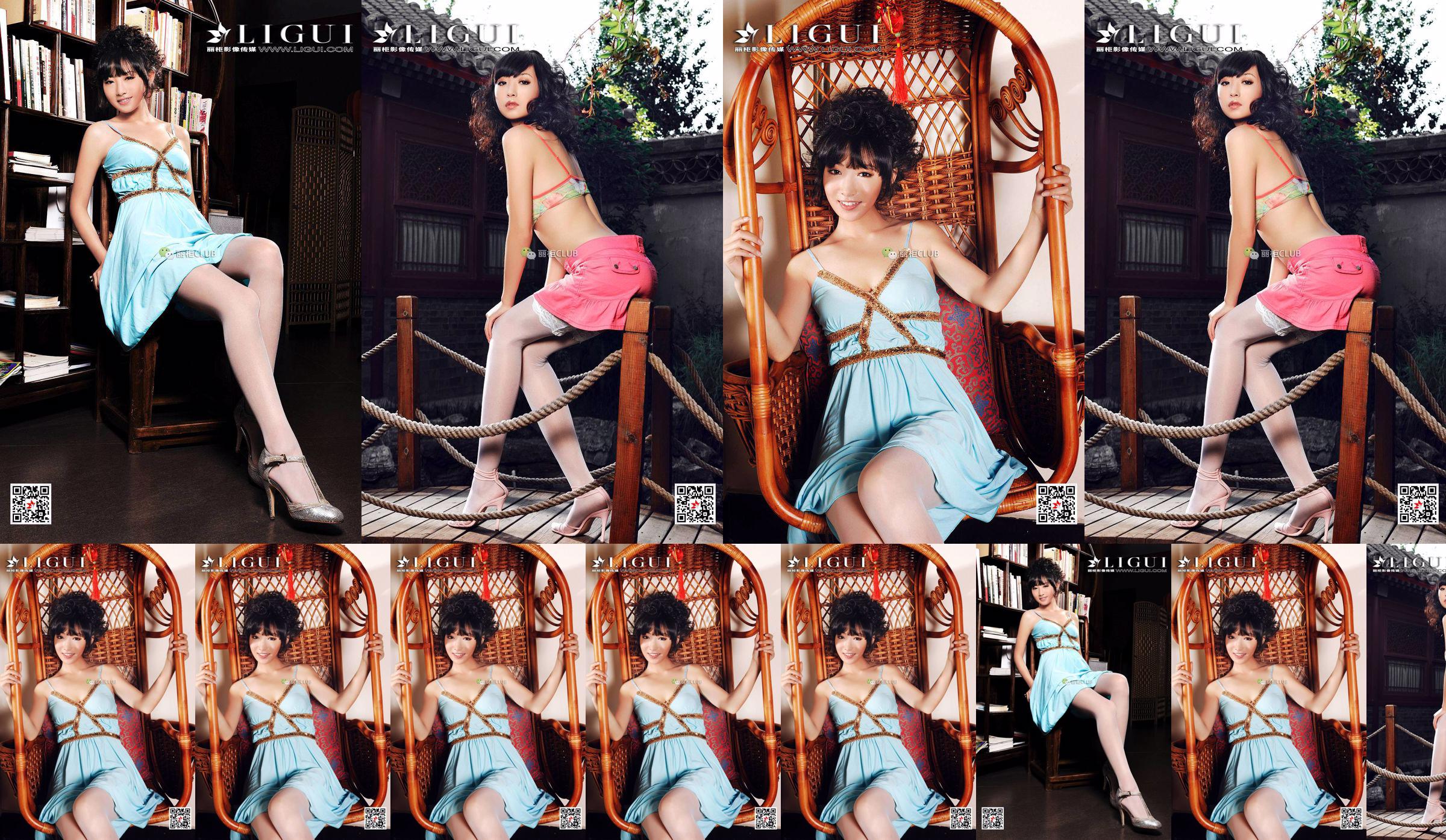 Modello di gamba Liu Yao "Classical Beauty Silk" [丽 柜 LIGUI] Belle gambe in calze No.970b5e Pagina 1