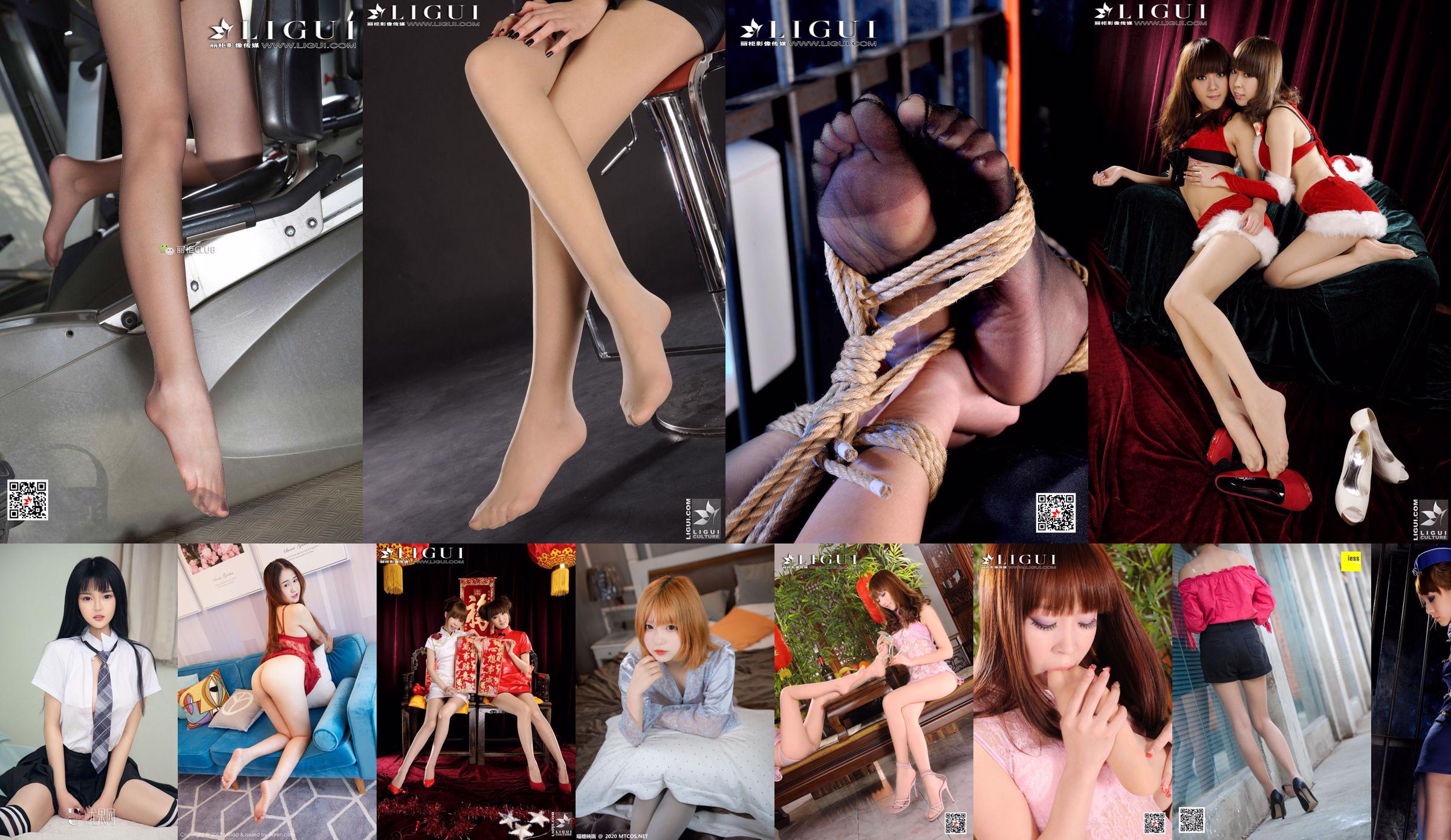 Model Momoko "Office Silk and Foot Show" boven- en ondercollectie [丽 柜 LiGui] Foto van mooie benen en jade voeten No.928baa Pagina 4