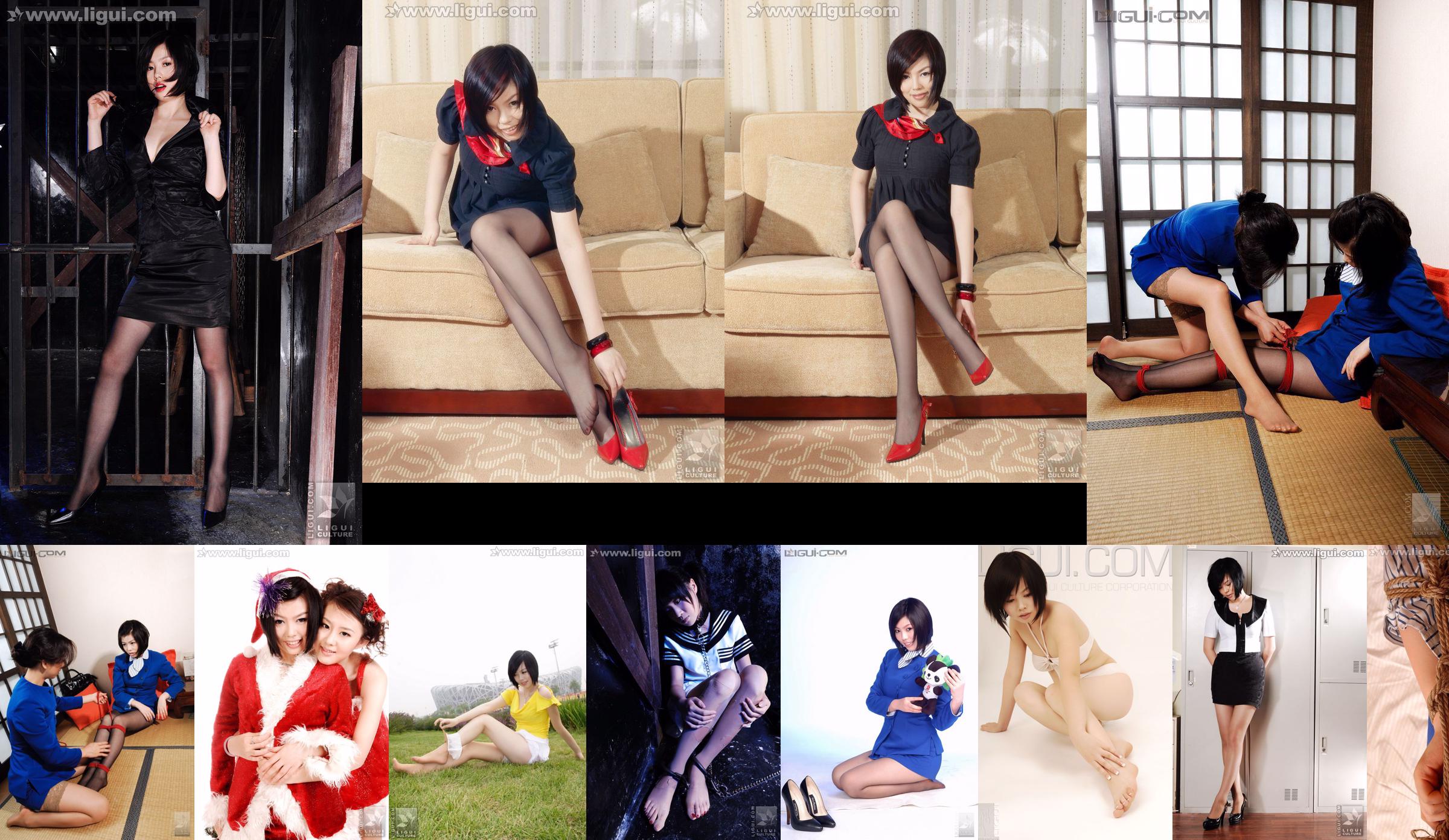 Người mẫu Muzi "Nữ tiếp viên xinh đẹp đi giày cao gót: Tình yêu của Nữ hoàng" [丽 柜 LiGui] Ảnh chân tơ tằm No.1f4189 Trang 5