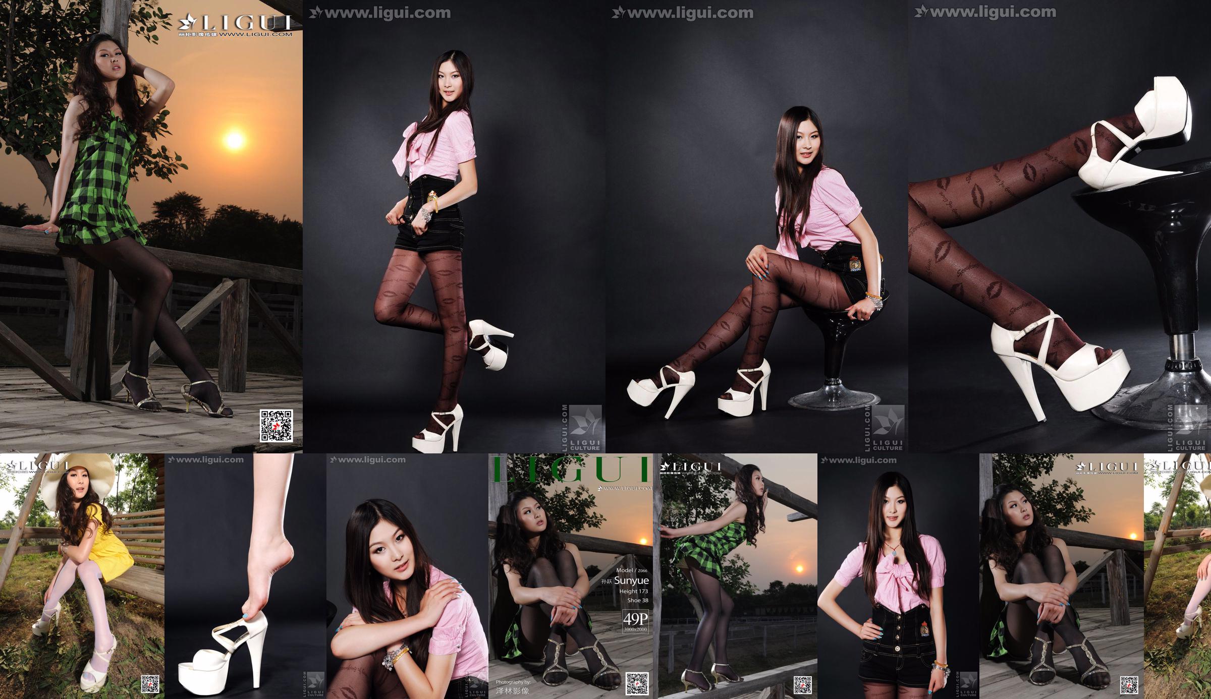 Modelo Sun Yue "Medias sexys y glamorosas" [丽 柜 LiGui] Fotos de piernas hermosas y pie de jade No.1fe368 Página 1